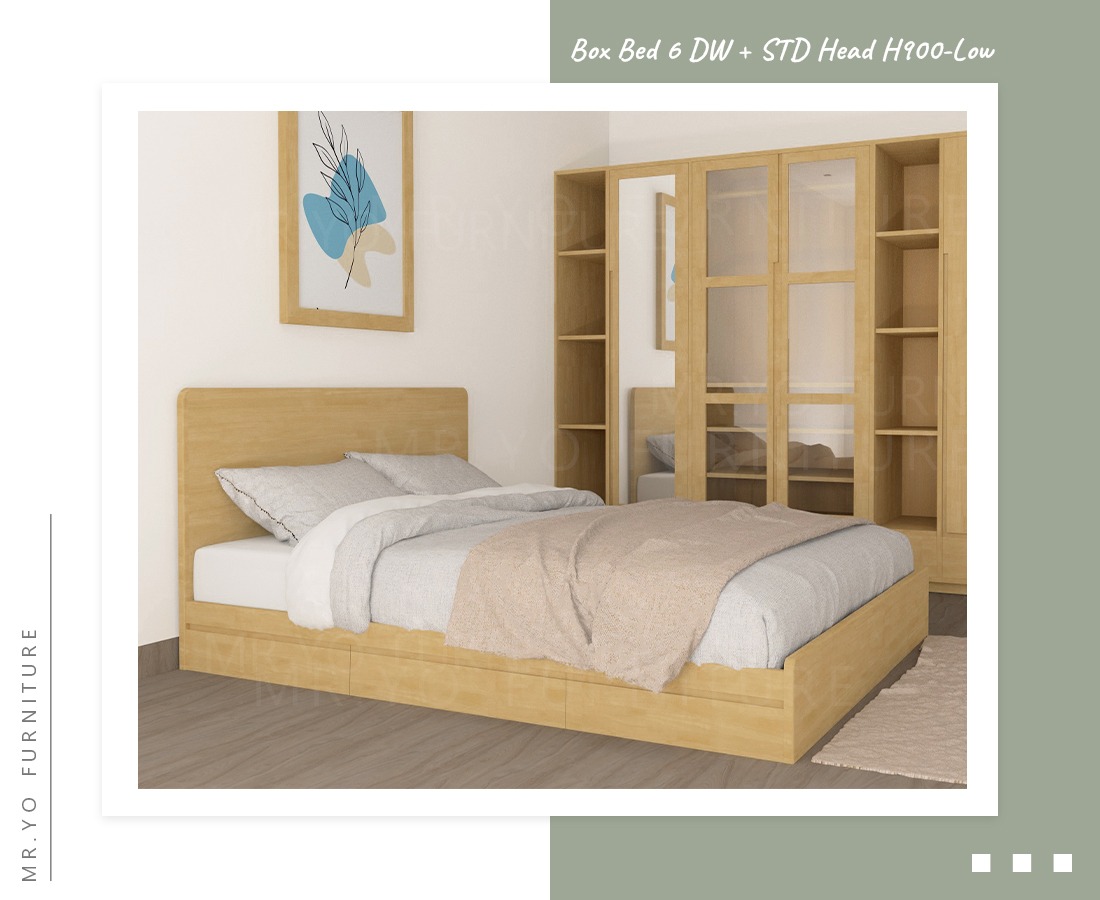 Box Bed 6 DW + STD Head H900-Low-Head_11zon